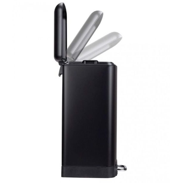 DIRT-DEVIL Odpadkový koš nášlapný 20 l tiché zavírání černá ED-249505