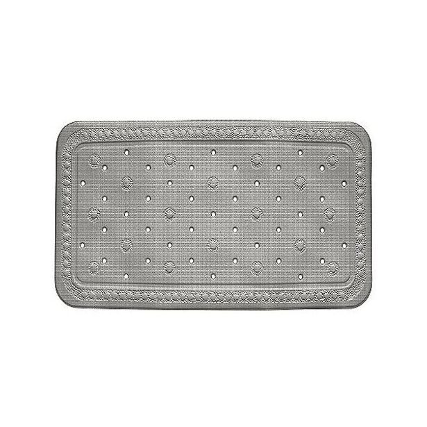 KELA Vanová podložka KRETA PVC šedá 72x36cm KL-22369