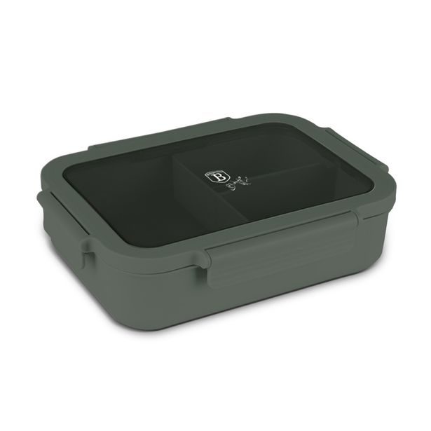 BERLINGERHAUS Svačinový box 24 x 18 cm Matte Green Collection BH-8922