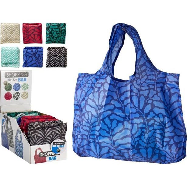 taška nákup. l, 43x48cm, přes rameno, polyester