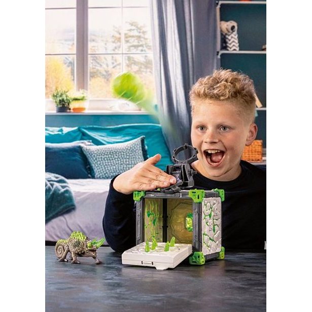 SCHLEICH Aréna BattleCave kamenného chameleona