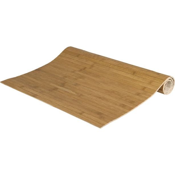 Bathroom Solutions Koupelnová předložka bambus protiskluzová 50 x 80 cm světle hnědá KO-HZ1991100svhn