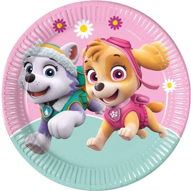 PROCOS TALÍŘ PAPÍROVÝ PAW PATROL 8KS, 23 CM_hamashop