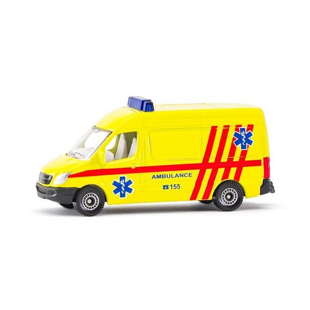 SIKU česká verze - set mix policie, hasiči, ambulance