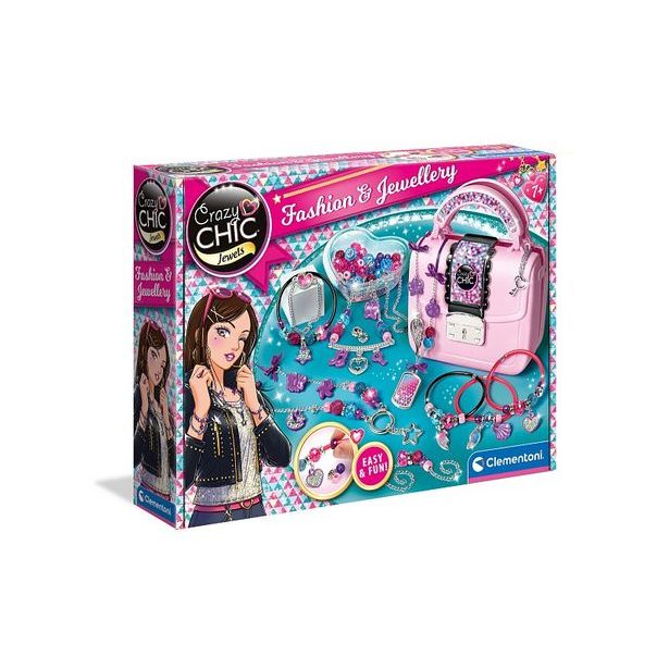CLEMENTONI Crazy CHIC - Módní kabelka a výroba šperků