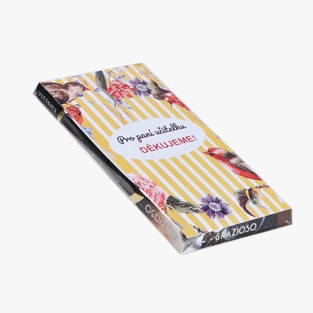 Čokoláda - Pro paní učitelku (ptáček)