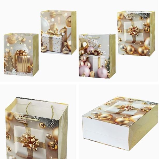 TORO TAŠKA VÁNOČNÍ DÁRKOVÁ, 32X26X12CM, ASSORT