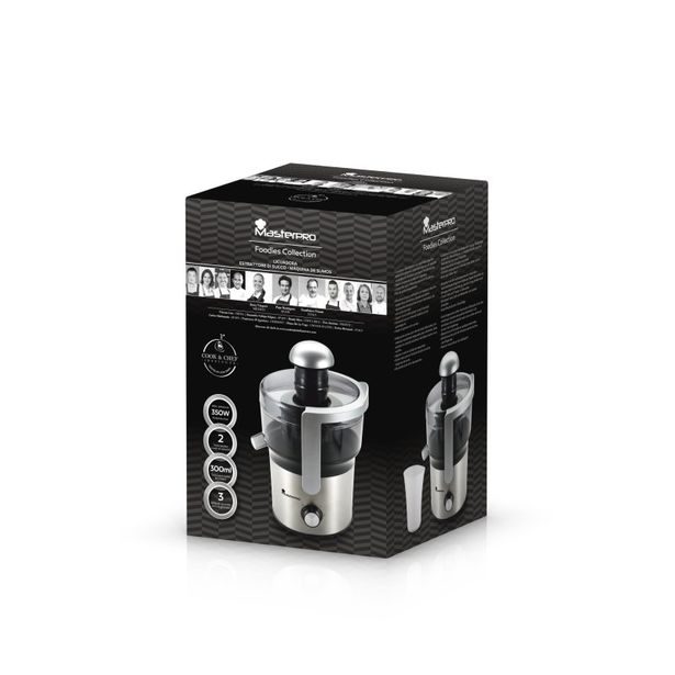 MASTERPRO Odšťavňovač FOODIES 350W stříbrný BGMP-9001