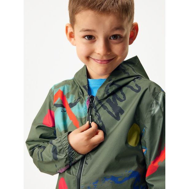 Unuo, Dětská bunda do deště, Khaki, Fantazie