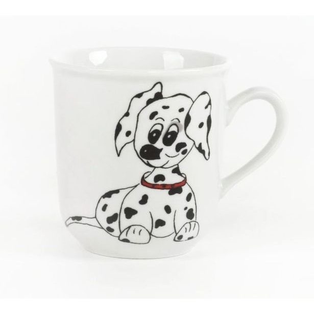 hrnek 160ml DĚTSKÝ-DALMATIN, čes.porcelán