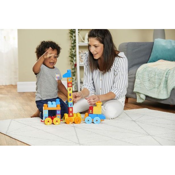 MEGA BLOKS HUDEBNÍ VLÁČEK S PÍSMENKY