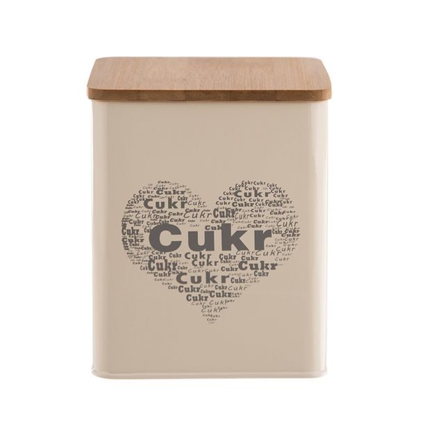 Dóza Cukr SRDCE 11,5x11,5x14 cm