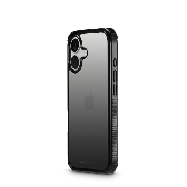 Hama Extreme Protect, kryt pro Apple iPhone 17, materiál D3O®, průhledný černý