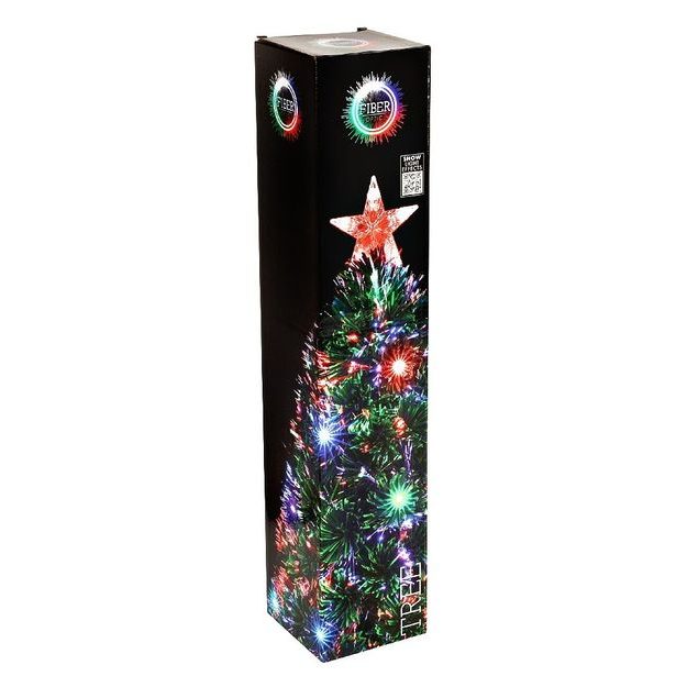 HOMESTYLING Vánoční stromeček s LED osvětlením 90 cm barevný KO-AFB000130