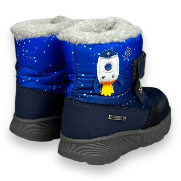 DDstep dětské LED zimní boty s membránou - Raketa