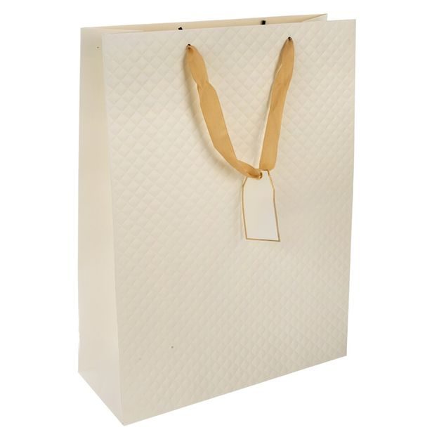 Dárková taška quilt 30x12x41,5 cm