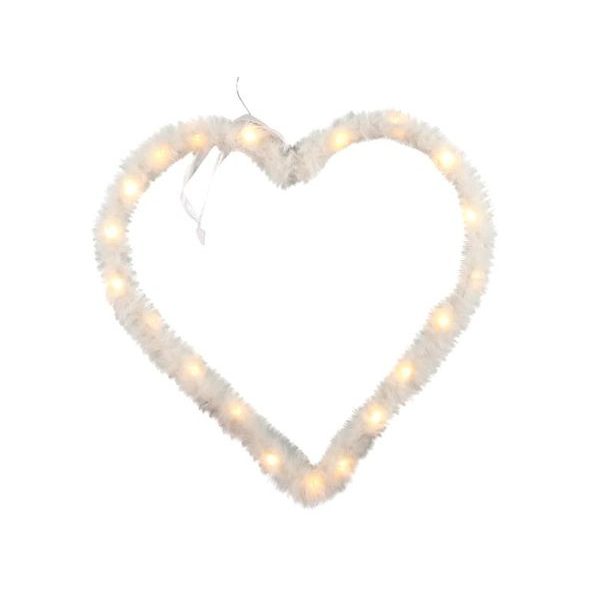 HIT DEKORACE SRDCE 20LED S ČASOVAČEM_hamashop
