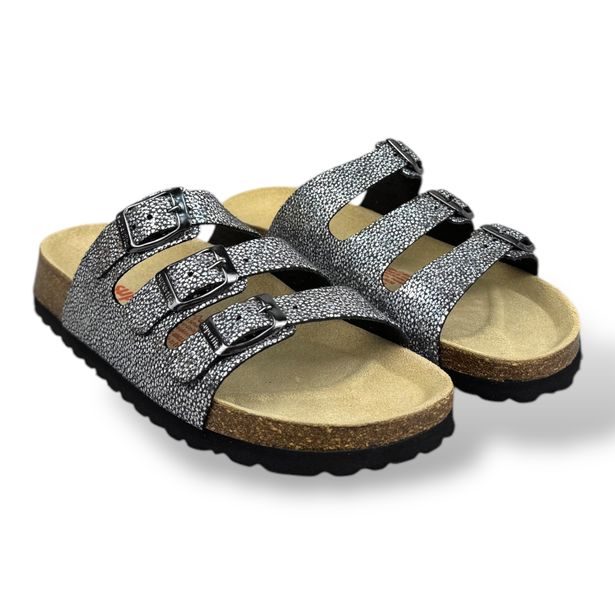 Dívčí pantofle Superfit 1-800113-0020 FUSSBETTPANTOFFEL SCHWARZ