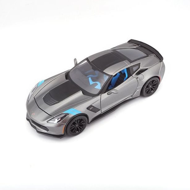 Maisto Maisto - 2017 Corvette Grand Sport, metal šedá, 1:24