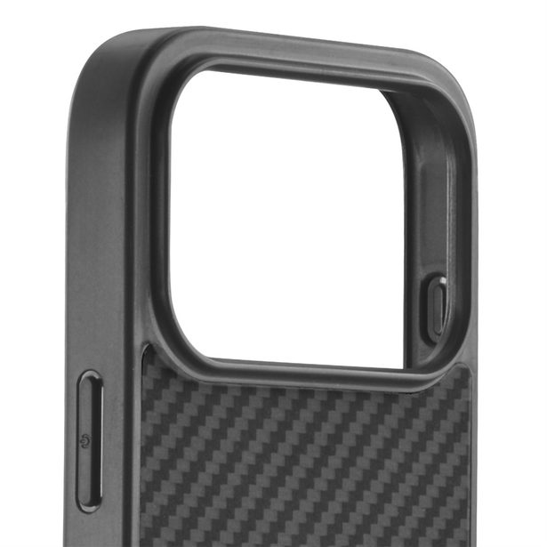 Black Rock Robust Carbon, kryt pro Apple iPhone 17 Pro Max, magnetický, karbonový vzhled, černý