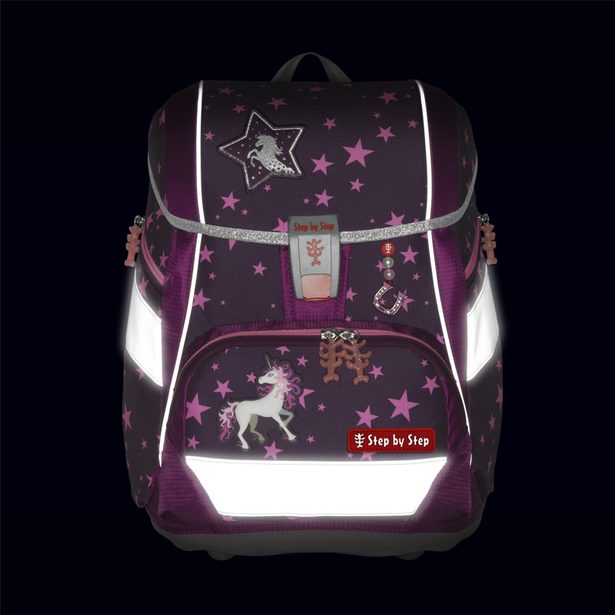 Školní aktovka/batoh 2V1 pro prvňáčky – 6dílný set, Step by Step Jednorožec Nuala, certifikát AGR