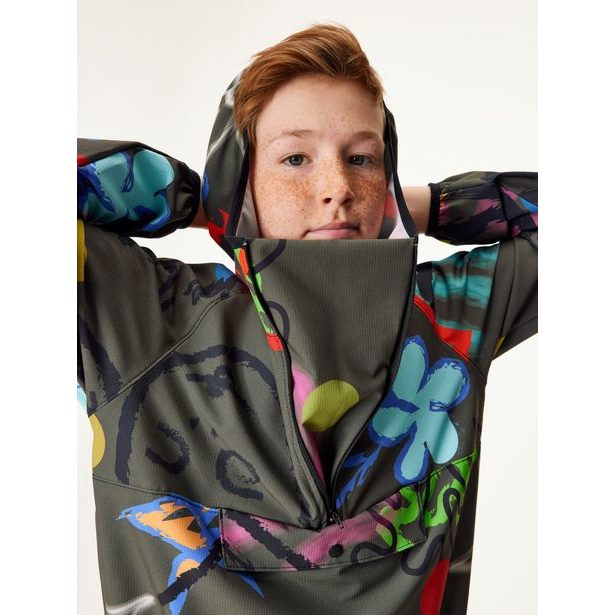 Unuo, Dětská větrovka, Khaki, Fantazie