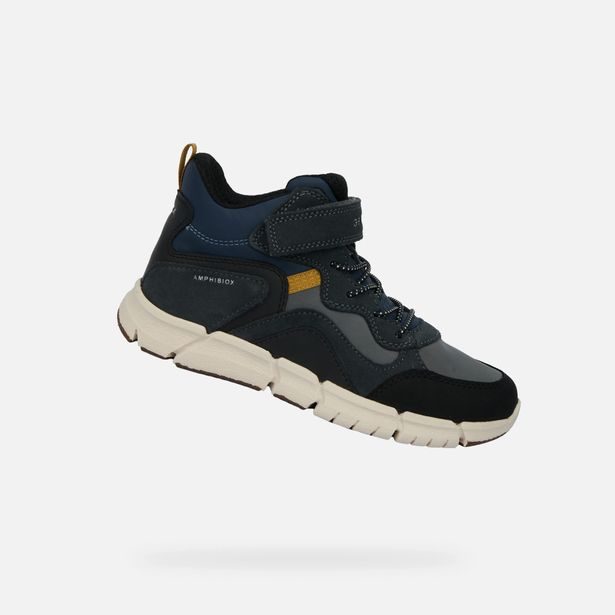 Tmavě modré chlapecké tenisky Geox Flexyper Boy B ABX