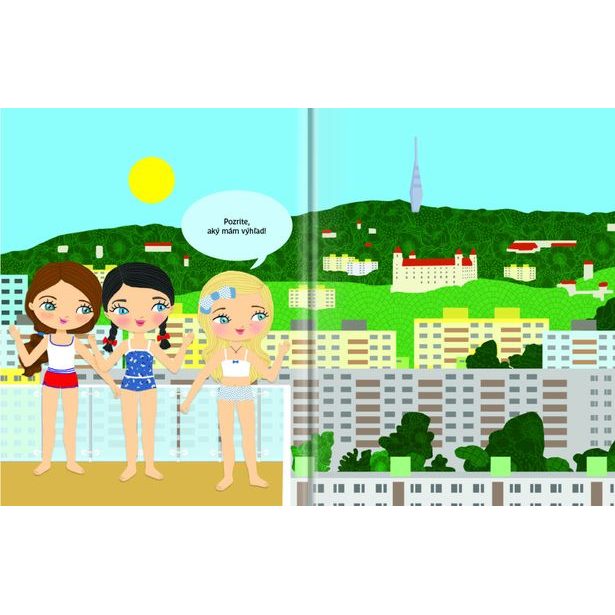 Šaty pre NINU ─ Kniha samolepiek