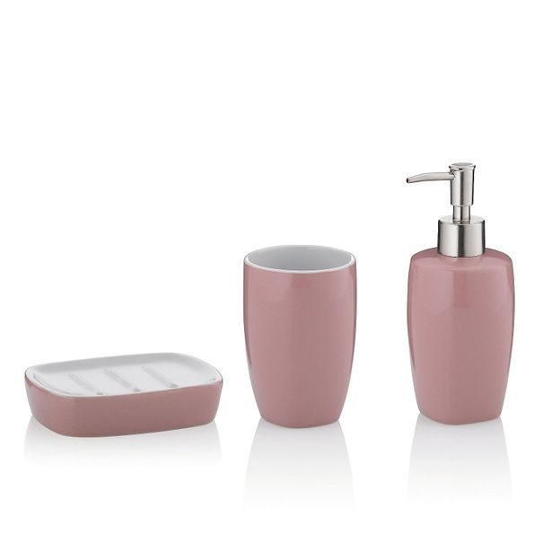 KELA Pohár LINDANO keramika růžová KL-20332