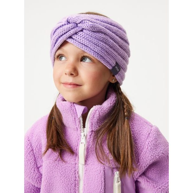 Unuo Čelenka pletená Twist, Lila