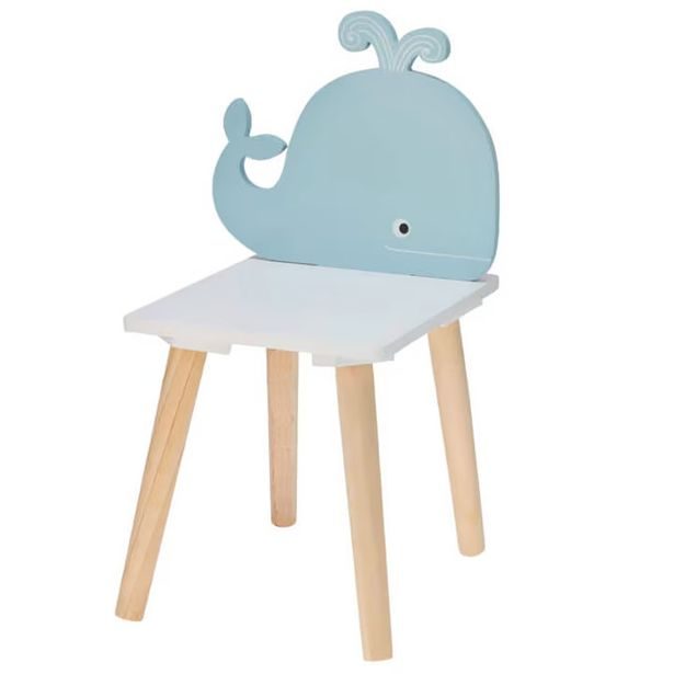 HOMESTYLING Dětská židle Velryba KO-DD1000530velr