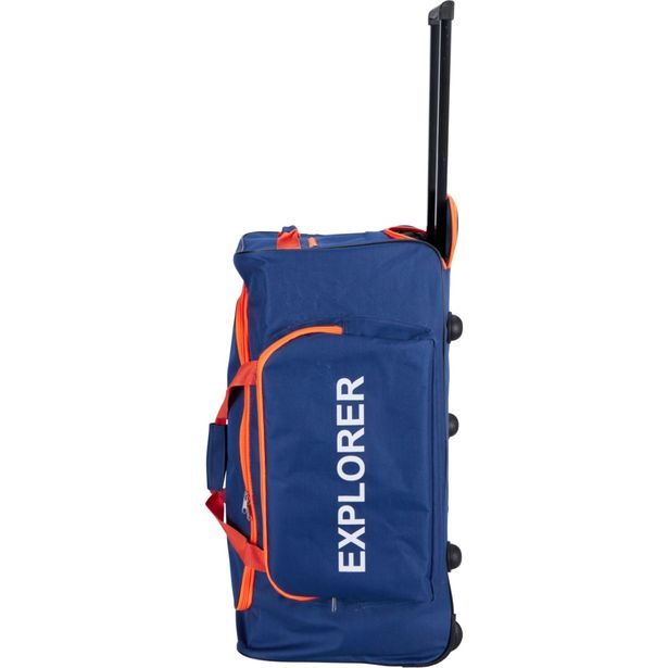 PROWORLD Cestovní taška na kolečkách 75 l modro oranžová KO-DG6000110