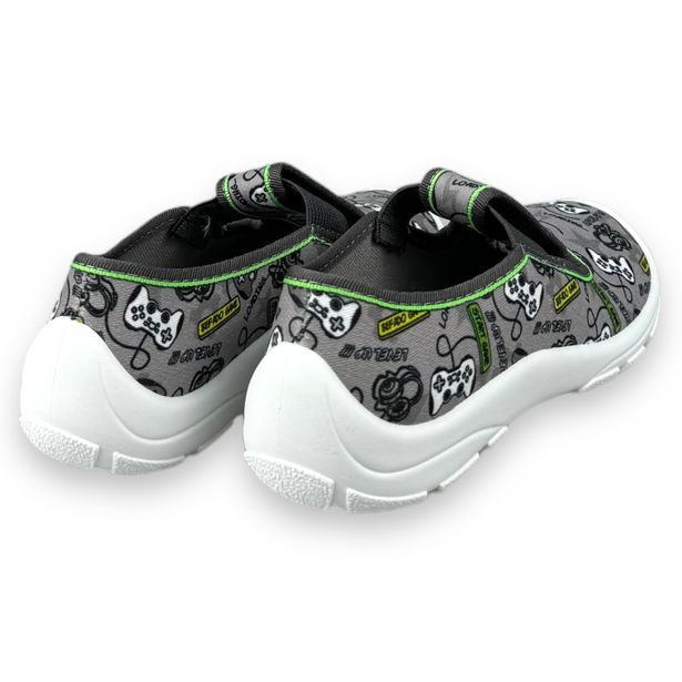 Dětská domácí obuv Befado - šedé, GAME