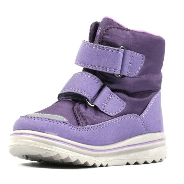 Dívčí zimní boty s LED blikačkou Richter - Unicorn (fialové)