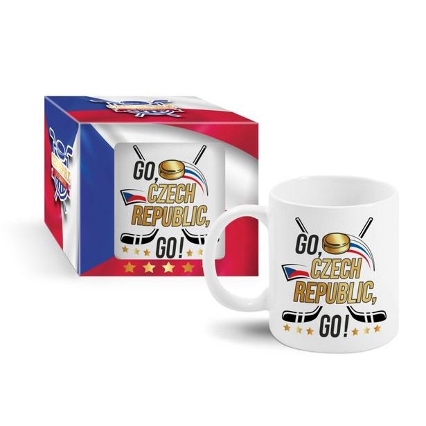 hrnek 300ml, GO,CZECH REPUBLIC,GO!, DB, keramika