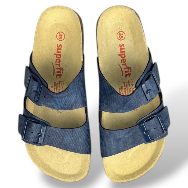 Chlapecké pantofle Superfit 1-800111-8170 FUSSBETTPANTOFFEL