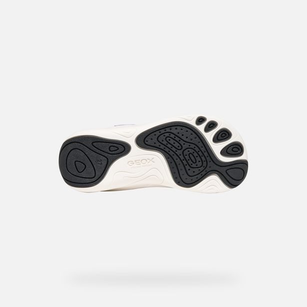 Fialové dívčí barefoot tenisky Geox Foot-run