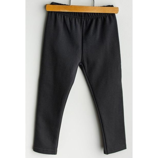 Termo legíny dívčí jednobarevné graphite