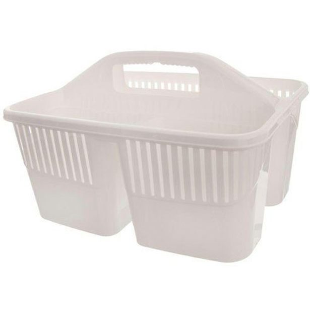 košík 30x22,5x13/17cm TINA, organizér dělený, plast