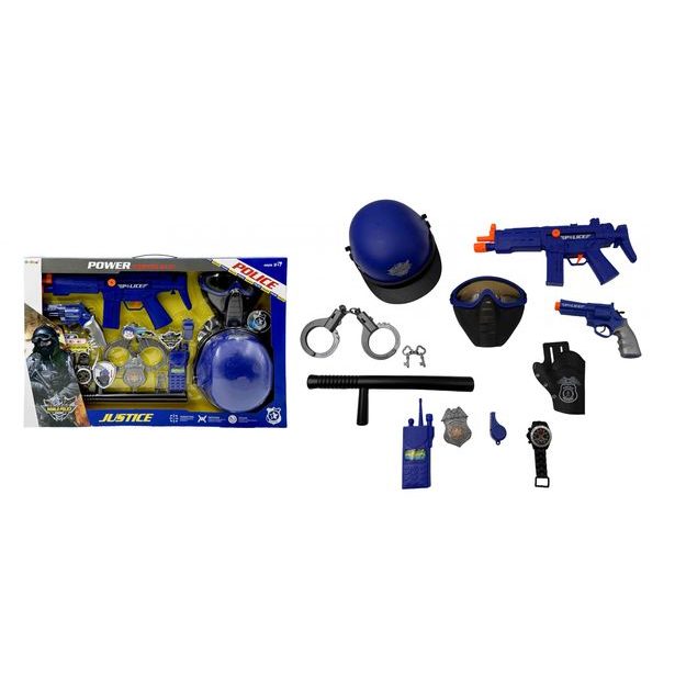 Policejní sada s helmou