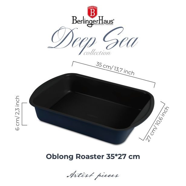 BERLINGERHAUS Plech na pečení s titanovým povrchem Deep Sea Collection BH-8698