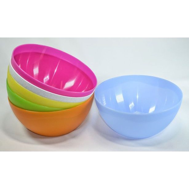 mísa 3,0l d24,5cm matová, MIX barev, plast