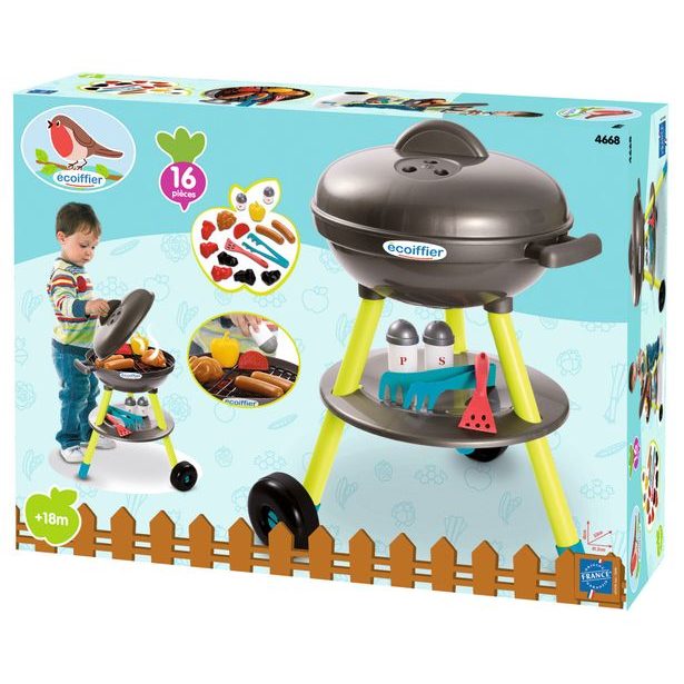 Zahradní gril černý, přísl.