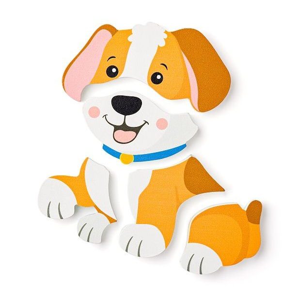 WOODY Puzzle Baby - pejsek