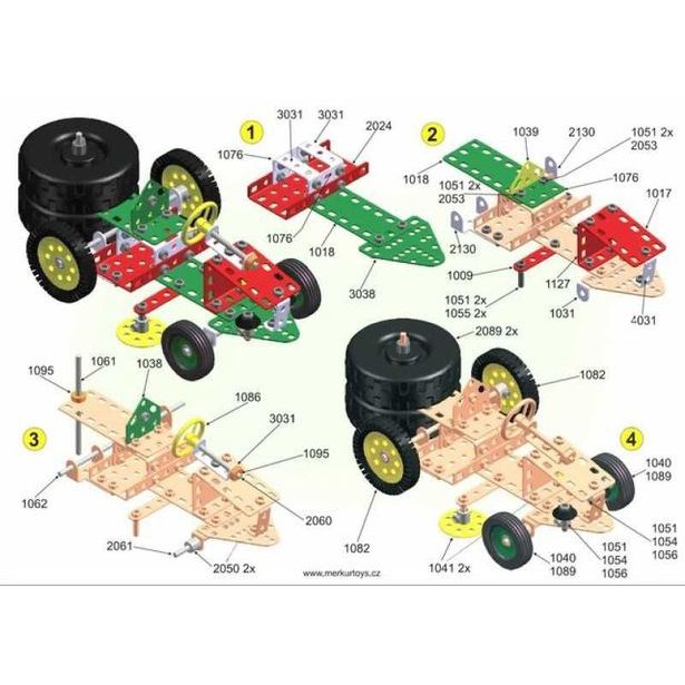 Merkur Farmer Set, 341 dílů, 20 modelů