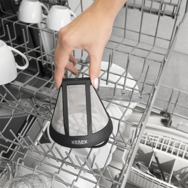 Xavax Barista permanentní filtr do kávovaru, náhrada za filtr velikosti 4, černý