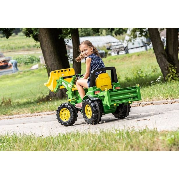 ROLLYTOYS Úložný box za traktor zelený