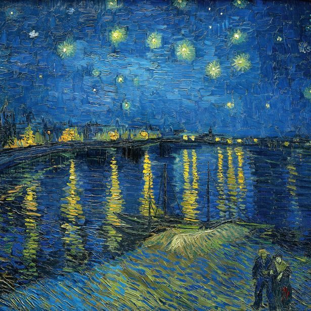 NOTIQUE Poznámkový kalendář Vincent van Gogh 2027, 30 x 30 cm