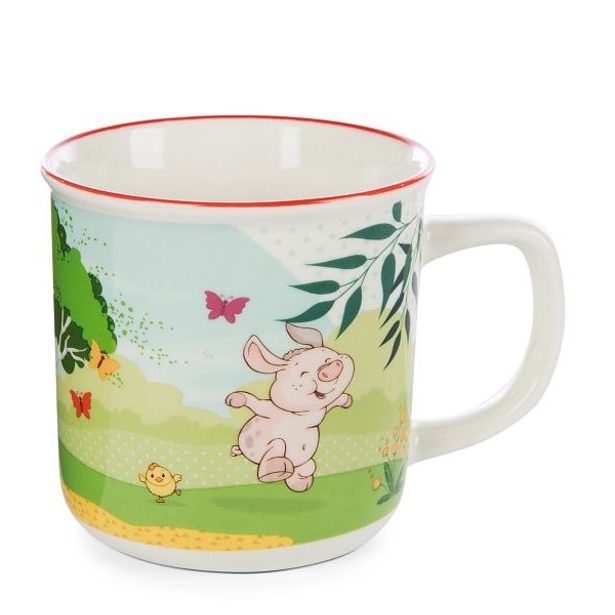 NICI NICI hrníček Farm Friends porcelán, 240ml, dárkové balení