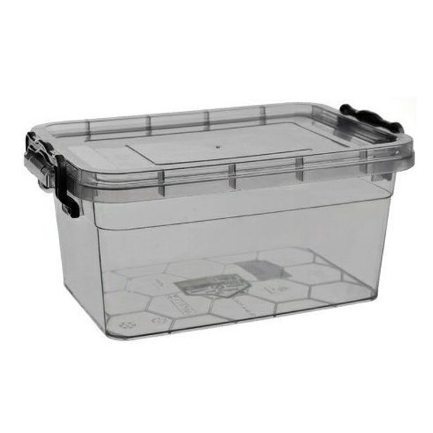 box 1,75l MULTI, 14x22x10, grey, obdél.níz., plast